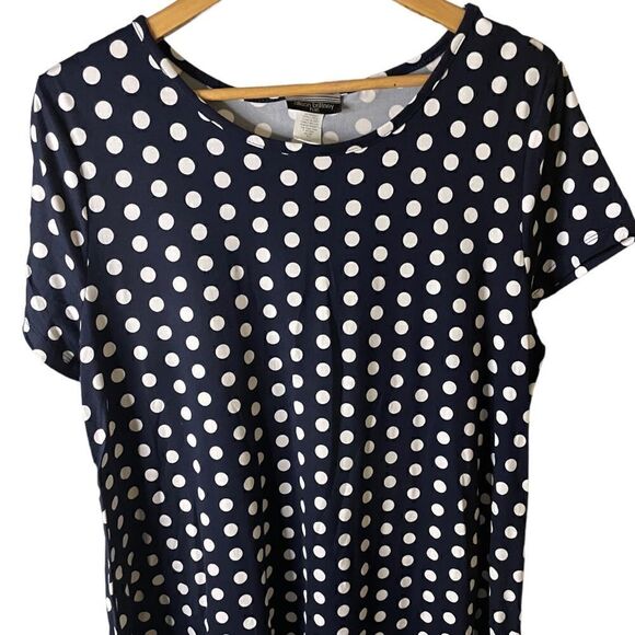 Plus Size Polka Dot Dress, size 1X - Picture 4 of 4